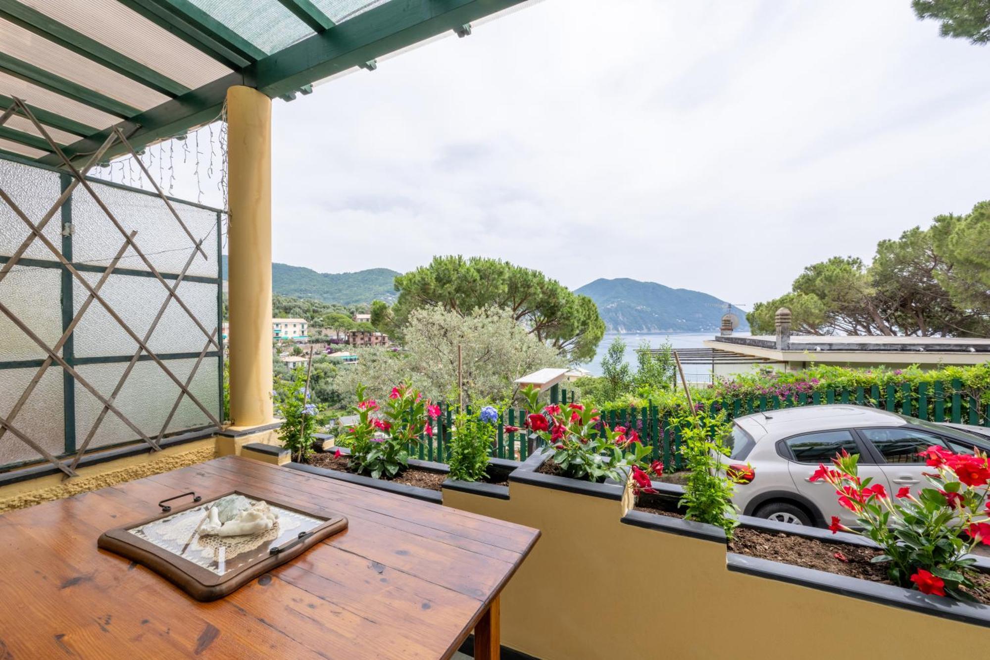 Terrazza Sul Mare B.View56 Villa Recco Exteriör bild